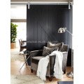 Gray Color Modern Z Brace Bedroom MDF Sliding Barn Doors